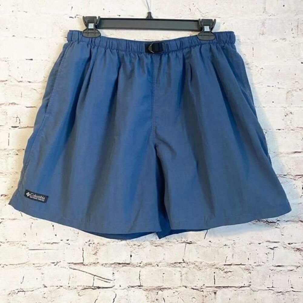 Columbia Men’s Swim Trunks Shorts Navy Blue Adjustable Waist Size Large